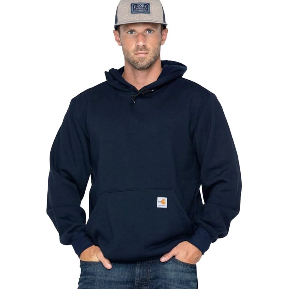 NEW Carhartt FR Flame Resistant Hoodie Sweatshirt!  Heavyweight  Navy  102907